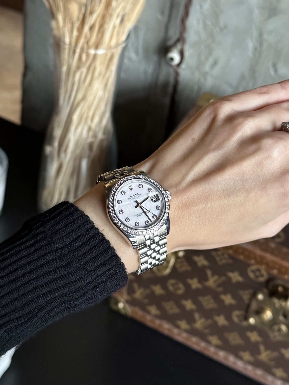 Часы Rolex Datejust 31mm розовый перламутр