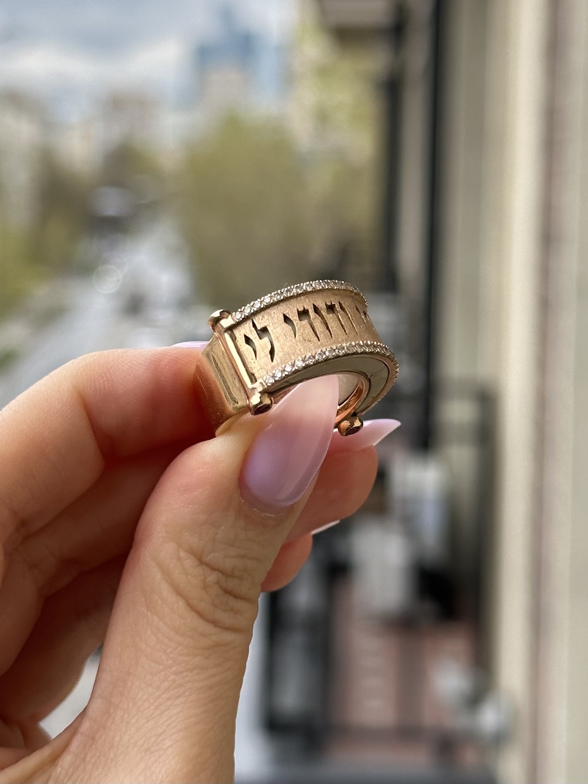 Кольцо Moriah с камнем Храмовой горы